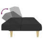 2-Sitzer-Schlafsofa aus schwarzem Stoff von , Sofas - Ref: Foro24-375828, Preis: 245,88 €, Rabatt: %