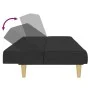 2-Sitzer-Schlafsofa aus schwarzem Stoff von , Sofas - Ref: Foro24-375828, Preis: 241,66 €, Rabatt: %