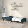 2 seater blue velvet sofa bed by , Sofas - Ref: Foro24-375840, Price: 233,63 €, Discount: %
