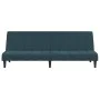 2 seater blue velvet sofa bed by , Sofas - Ref: Foro24-375840, Price: 229,59 €, Discount: %