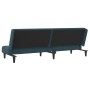 2 seater blue velvet sofa bed by , Sofas - Ref: Foro24-375840, Price: 233,63 €, Discount: %