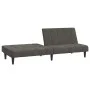 Dunkelgraues 2-Sitzer-Schlafsofa aus Samt von , Sofas - Ref: Foro24-375842, Preis: 241,02 €, Rabatt: %