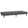 Dark gray velvet 2-seater sofa bed by , Sofas - Ref: Foro24-375842, Price: 241,02 €, Discount: %