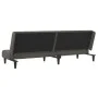 Dunkelgraues 2-Sitzer-Schlafsofa aus Samt von , Sofas - Ref: Foro24-375842, Preis: 241,02 €, Rabatt: %