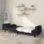 2-seater sofa bed with two black fabric pillows by , Sofas - Ref: Foro24-375835, Price: 284,11 €, Discount: %