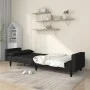 2-seater sofa bed with two black fabric pillows by , Sofas - Ref: Foro24-375835, Price: 279,15 €, Discount: %