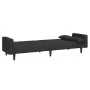 2-seater sofa bed with two black fabric pillows by , Sofas - Ref: Foro24-375835, Price: 279,15 €, Discount: %