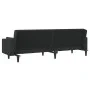 2-seater sofa bed with two black fabric pillows by , Sofas - Ref: Foro24-375835, Price: 279,15 €, Discount: %