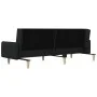 2 seater black fabric sofa bed by , Sofas - Ref: Foro24-375854, Price: 264,72 €, Discount: %