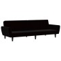 2-Sitzer-Schlafsofa aus schwarzem Samt von , Sofas - Ref: Foro24-375863, Preis: 267,46 €, Rabatt: %