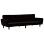 2-Sitzer-Schlafsofa aus schwarzem Samt von , Sofas - Ref: Foro24-375863, Preis: 264,49 €, Rabatt: %