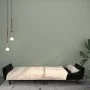 Sofá cama de 2 plazas terciopelo negro de , Sofás - Ref: Foro24-375863, Precio: 264,49 €, Descuento: %