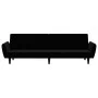 2-Sitzer-Schlafsofa aus schwarzem Samt von , Sofas - Ref: Foro24-375863, Preis: 264,49 €, Rabatt: %
