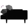 2-Sitzer-Schlafsofa aus schwarzem Samt von , Sofas - Ref: Foro24-375863, Preis: 267,46 €, Rabatt: %