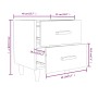 Nachttische 2 Stück braune Eiche 40x35x47,5 cm von vidaXL, Nachttische - Ref: Foro24-817290, Preis: 80,49 €, Rabatt: %
