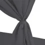 Lounger bed with gray synthetic rattan curtains by vidaXL, Outdoor beds - Ref: Foro24-45647, Price: 469,30 €, Discount: %