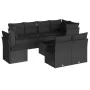8-piece garden sofa set and black synthetic rattan cushions by , Garden sets - Ref: Foro24-3249604, Price: 546,28 €, Discount: %