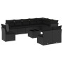 11-piece garden sofa set and black synthetic rattan cushions by , Garden sets - Ref: Foro24-3249644, Price: 689,02 €, Discoun...