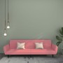 Rosafarbenes 2-Sitzer-Schlafsofa aus Samt von , Sofas - Ref: Foro24-375861, Preis: 257,86 €, Rabatt: %