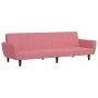Rosafarbenes 2-Sitzer-Schlafsofa aus Samt von , Sofas - Ref: Foro24-375861, Preis: 253,48 €, Rabatt: %