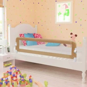 Taupe polyester child bed safety rail 150x42 cm by vidaXL, Safety railings - Ref: Foro24-10165, Price: 37,13 €, Discount: %