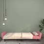 Pink velvet 2-seater sofa bed by , Sofas - Ref: Foro24-375861, Price: 253,46 €, Discount: %