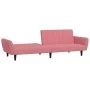 Rosafarbenes 2-Sitzer-Schlafsofa aus Samt von , Sofas - Ref: Foro24-375861, Preis: 253,48 €, Rabatt: %