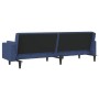 2-seater sofa bed with two blue fabric pillows by , Sofas - Ref: Foro24-375837, Price: 308,99 €, Discount: %