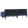 2-seater sofa bed with two blue fabric pillows by , Sofas - Ref: Foro24-375837, Price: 303,87 €, Discount: %