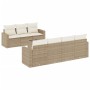 Garden sofa set with beige cushions 8 pcs PE rattan by , Garden sets - Ref: Foro24-3218718, Price: 531,29 €, Discount: %