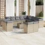 14-piece garden sofa set with beige synthetic rattan cushions by , Garden sets - Ref: Foro24-3218559, Price: 902,81 €, Discou...