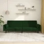 2-Sitzer-Schlafsofa mit zwei dunkelgrünen Samtkissen von , Sofas - Ref: Foro24-375849, Preis: 271,87 €, Rabatt: %