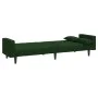 2-Sitzer-Schlafsofa mit zwei dunkelgrünen Samtkissen von , Sofas - Ref: Foro24-375849, Preis: 271,87 €, Rabatt: %