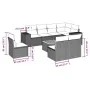 9-teiliges Gartensofa-Set mit beigen synthetischen Rattankissen von , Gartensets - Ref: Foro24-3257816, Preis: 582,70 €, Raba...