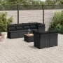 Set de sofás de jardín 8 piezas y cojines ratán sintético negro de , Conjuntos de jardín - Ref: Foro24-3223514, Precio: 521,6...