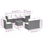 9-piece garden sofa set with beige synthetic rattan cushions by , Garden sets - Ref: Foro24-3223686, Price: 521,07 €, Discoun...