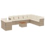 11-teiliges Gartensofa-Set mit beigen synthetischen Rattankissen von , Gartensets - Ref: Foro24-3223720, Preis: 722,44 €, Rab...
