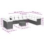 11-teiliges Gartensofa-Set mit beigen synthetischen Rattankissen von , Gartensets - Ref: Foro24-3223720, Preis: 722,44 €, Rab...