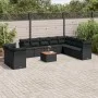 11-piece garden sofa set and black synthetic rattan cushions by , Garden sets - Ref: Foro24-3223717, Price: 690,79 €, Discoun...