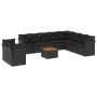 11-piece garden sofa set and black synthetic rattan cushions by , Garden sets - Ref: Foro24-3223717, Price: 690,03 €, Discoun...