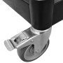 3-tier black aluminum cart 77x34x72 cm by , Kitchen and dining carts - Ref: Foro24-30322, Price: 57,63 €, Discount: %