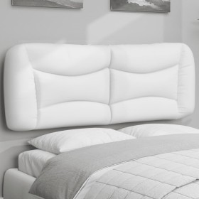 Cabecero de cama acolchado cuero sintético blanco 120 cm de , Cabeceros y pies de cama - Ref: Foro24-374569, Precio: 75,92 €,...