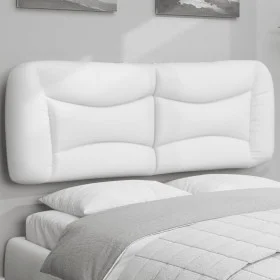 Weißes gepolstertes Bettkopfteil aus Kunstleder, 120 cm von , Kopf- und Fußteile - Ref: Foro24-374569, Preis: 74,98 €, Rabatt: %
