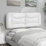 Weißes gepolstertes Bettkopfteil aus Kunstleder, 120 cm von , Kopf- und Fußteile - Ref: Foro24-374569, Preis: 74,98 €, Rabatt: %