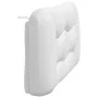 White synthetic leather padded bed headboard 120 cm by , Headboards and footboards - Ref: Foro24-374569, Price: 74,72 €, Disc...