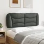 Gepolstertes Kopfteil aus dunkelgrauem Stoff, 120 cm von , Kopf- und Fußteile - Ref: Foro24-374562, Preis: 54,70 €, Rabatt: %