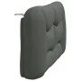 Gepolstertes Kopfteil aus dunkelgrauem Stoff, 120 cm von , Kopf- und Fußteile - Ref: Foro24-374562, Preis: 54,70 €, Rabatt: %