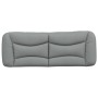 Padded headboard light gray fabric 140 cm by , Headboards and footboards - Ref: Foro24-374576, Price: 61,52 €, Discount: %