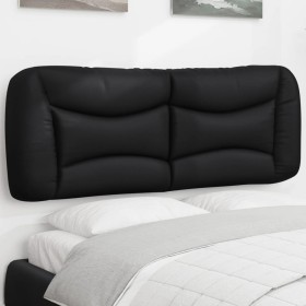 Gepolstertes Bettkopfteil aus schwarzem Kunstleder, 140 cm von , Kopf- und Fußteile - Ref: Foro24-374583, Preis: 88,12 €, Rab...