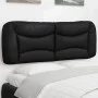 Cabecero de cama acolchado cuero sintético negro 140 cm de , Cabeceros y pies de cama - Ref: Foro24-374583, Precio: 86,71 €, ...